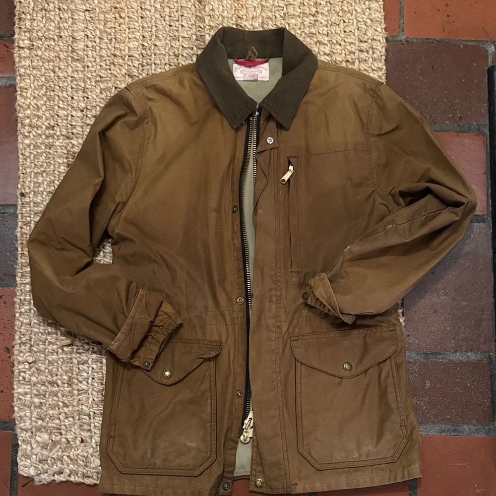 Filson Olive Brown Military Jacket - Picture 1 of 6